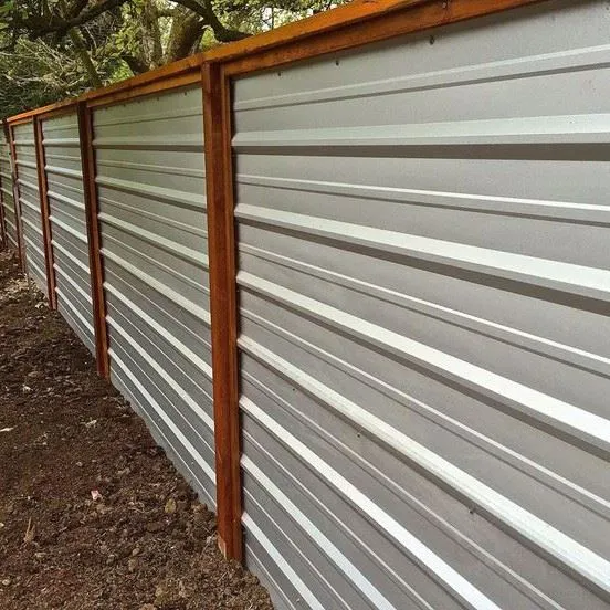 Metal Corrugated Fence Panels
